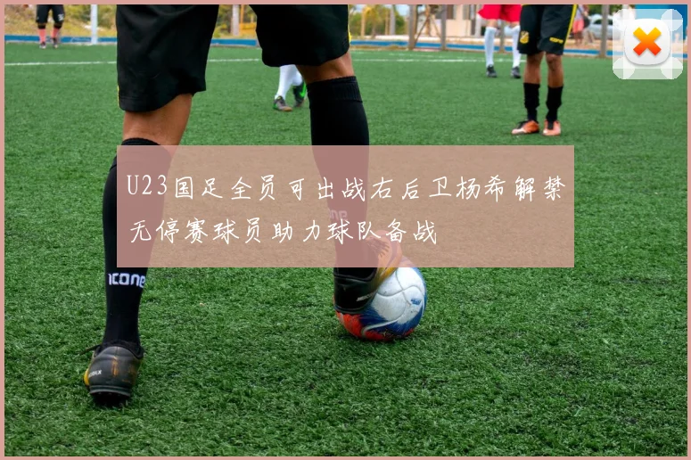U23国足全员可出战右后卫杨希解禁无停赛球员助力球队备战